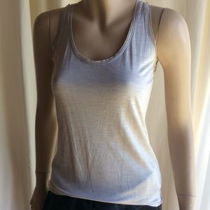 Adam & Eve Gray Silk Tank Top